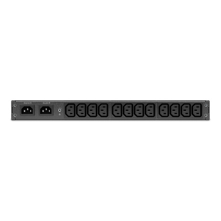 AP4421A, Interruptor de transferencia automática para rack Netshelter de APC, 1U, 10 A, 230 V, C14 IN, 12 C13 OUT, 50/60 Hz