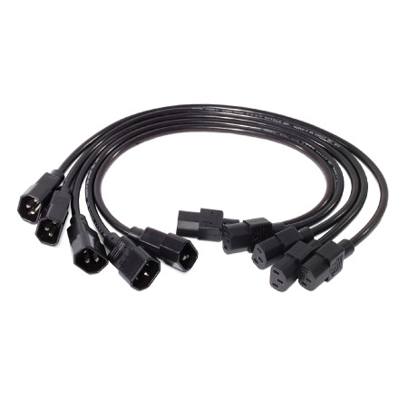 Kit de cables de alimentación (5 c/u), C13 a C14