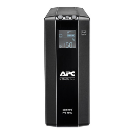 BR1600MI, UPS 1600VA(960w) APC Back, Interfaz LCD