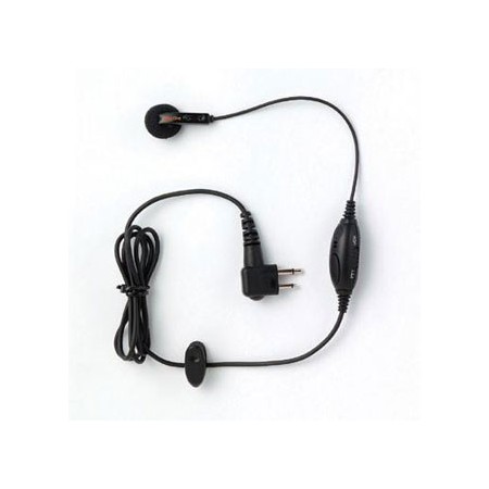 Auricular serie comercial con micrófono/PTT/interruptor VOX en línea