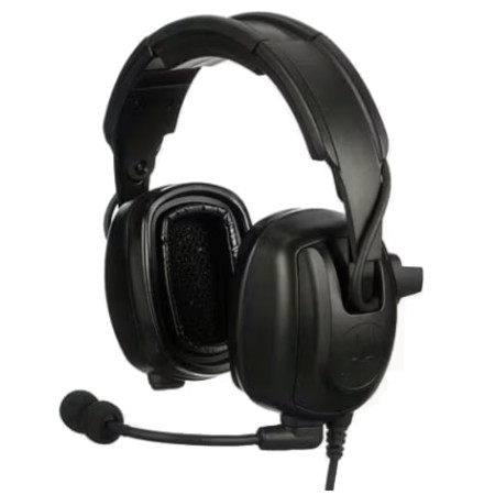 Auriculares Motorola PMLN7468 con diadema y reducción de ruido de 24 dB (R2, CP100d, BPR)