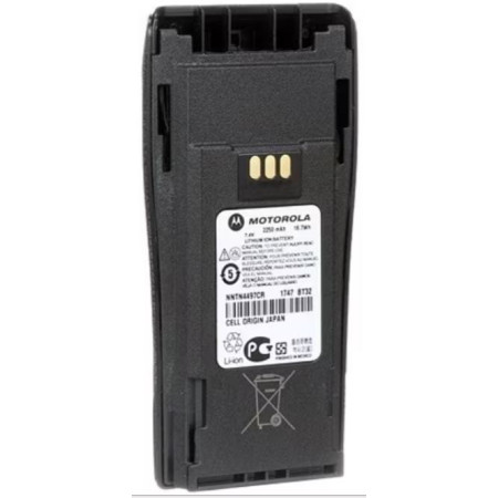 Batería de iones de litio de alta capacidad Motorola NNTN4497 de 2250 mAh -DEP450, EP450