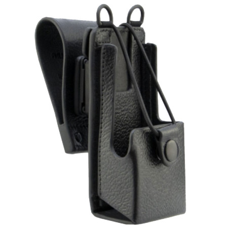 PMLN8435 Funda de Cuero Duro con Presilla para Cinturón Giratoria de 3” y Anillos D, EP450, DEP450, R2