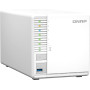 QNAP TS- 364-4G-US-Servidor NAS de 3 Bahias con 4 GB RAM para Hogar y Oficina