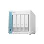 QNAP TS-432-US-Servidor NAS de 4 Bahias con 2 GB RAM para Almacenamiento y Copias de Seguridad