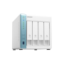 QNAP TS-432-US-Servidor NAS de 4 Bahias con 2 GB RAM para Almacenamiento y Copias de Seguridad