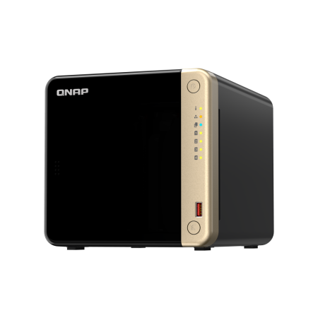 QNAP TS-464-8G-NAS de 4 Bahias con Procesador Intel Quad-Core  y 8 GB de RAM para PYMES y Creadores de Contenido