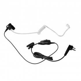 HKLN4601 – Auricular de Vigilancia Motorola con Micrófono y PTT, 1 Hilo, Tubo Acústico