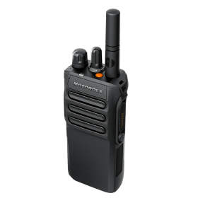 Motorola R7 – Radio portátil digital profesional VHF 136–174 MHz, 5W, 64 canales, sin teclado (NKP),TIA, Capable