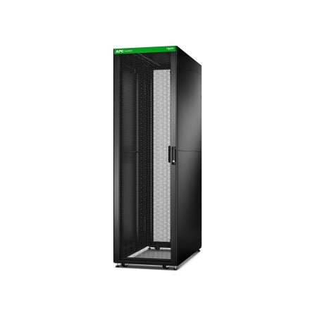 ER6222, Rack Easy 600mm/42U/1200mm con techo, panel lateral, piezas de corte, pies y 4 ménsulas, sin fondo, negro