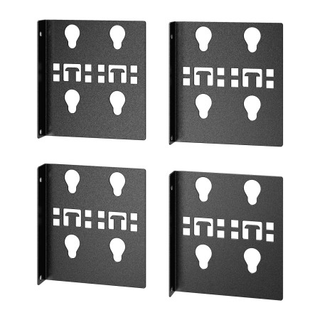 Soporte de montaje de unidad PDU para rack fácil, doble ancho, 2 pares