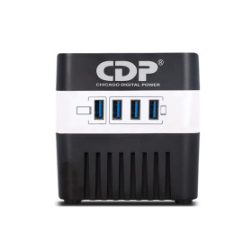ESTABILIZADOR CDP RU-AVR604I 600VA/300W 4 SALIDAS 4 PUERTOS USB (RU-AVR604I)